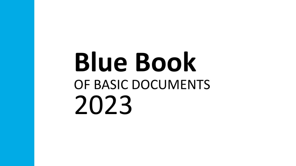 Blue Book of Basic Documents 