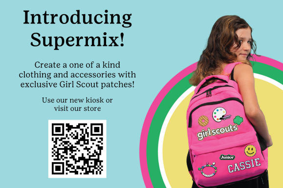 Design custom Girl Scout gear with Supermix Studio